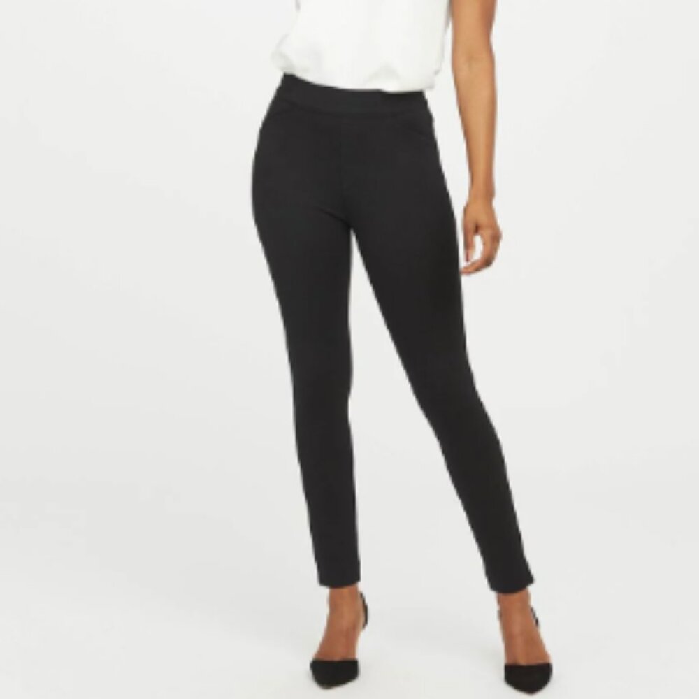 Spanx The Perfect Pant, Ankle Backseam Skinny Like New size Large Black